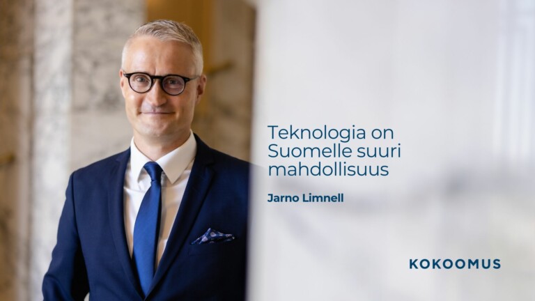 Teknologia on Suomelle suuri mahdollisuus