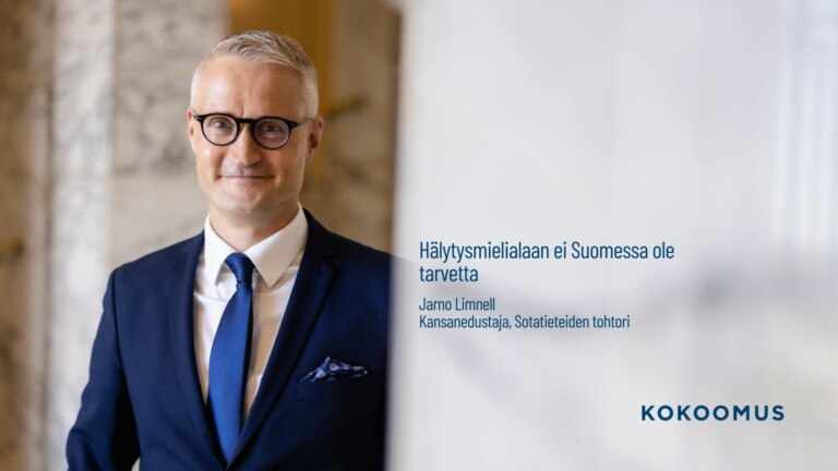 Hälytysmielialaan ei Suomessa ole tarvetta