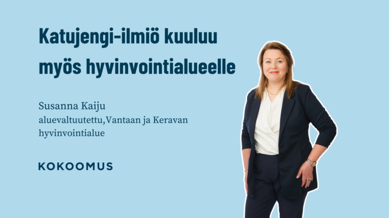 Katujengi-ilmiö kuuluu myös hyvinvointialueelle