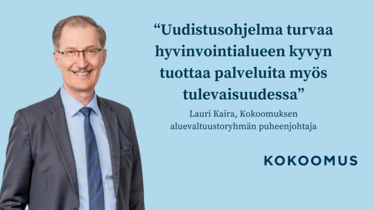 Ryhmäpuheenvuoro Vantaan ja Keravan hyvinvointialueen uudistusohjelmasta: “Uudistusohjelma turvaa hyvinvointialueen kyvyn tuottaa palveluita myös tulevaisuudessa”