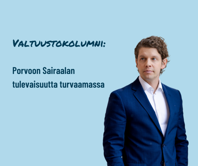 Porvoon sairaalan tulevaisuutta turvaamassa