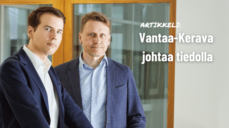 Vantaa-Kerava johtaa tiedolla