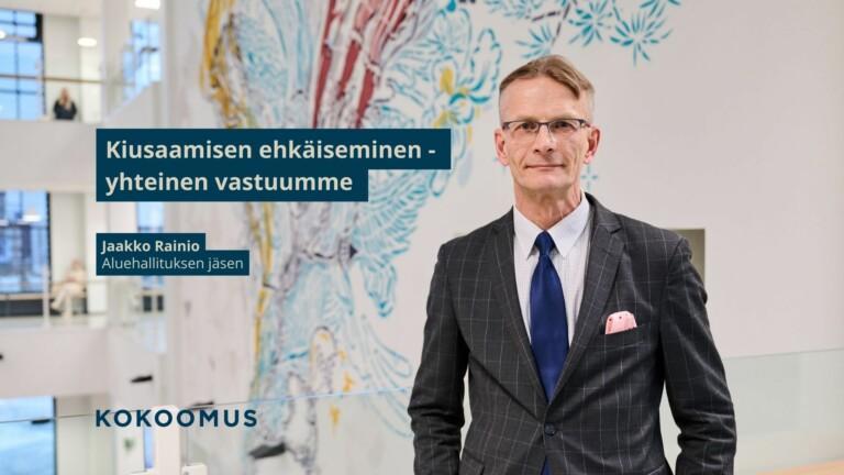 Kiusaamisen ehkäiseminen – yhteinen vastuumme 
