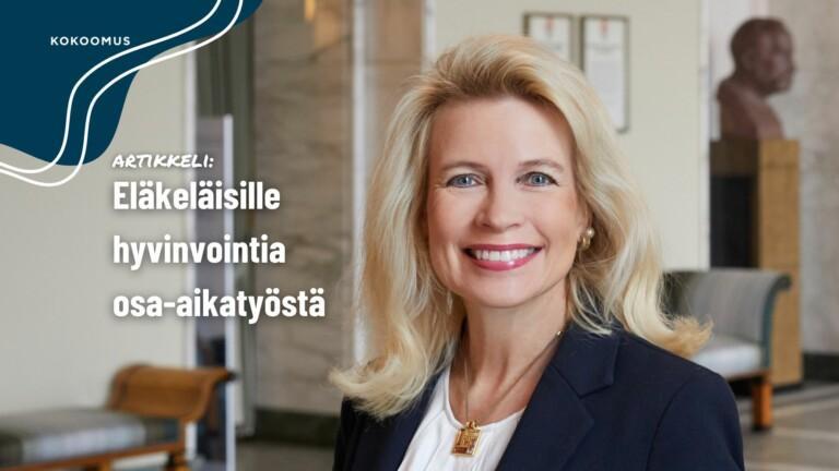 Eläkeläisille hyvinvointia osa-aikatyöstä 