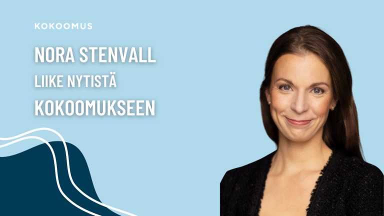 Nora Stenvall Liike Nytistä Kokoomukseen 