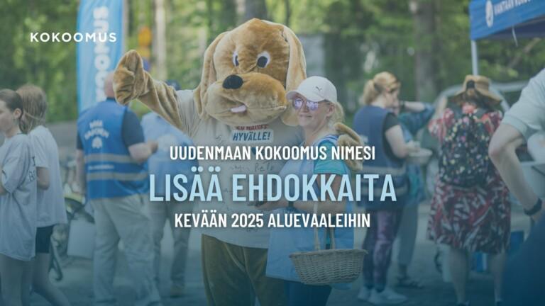 Kokoomus nimesi lisää aluevaaliehdokkaita Uudellemaalle 