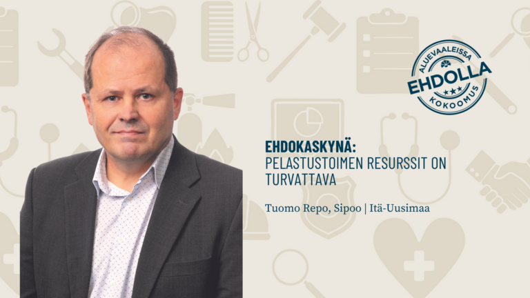 Pelastustoimen resurssit on turvattava