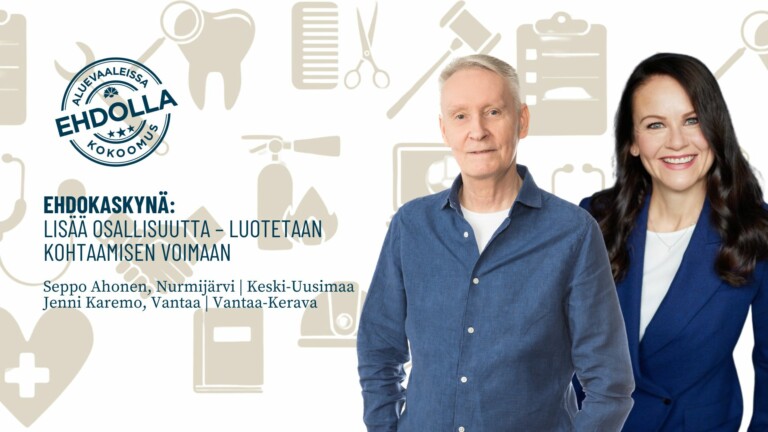 Ehdokaskynä: Lisää osallisuutta – luotetaan kohtaamisen voimaan