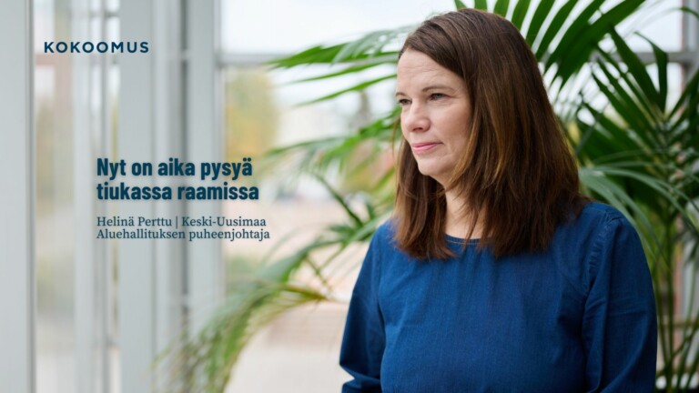 Nyt on aika pysyä tiukassa raamissa