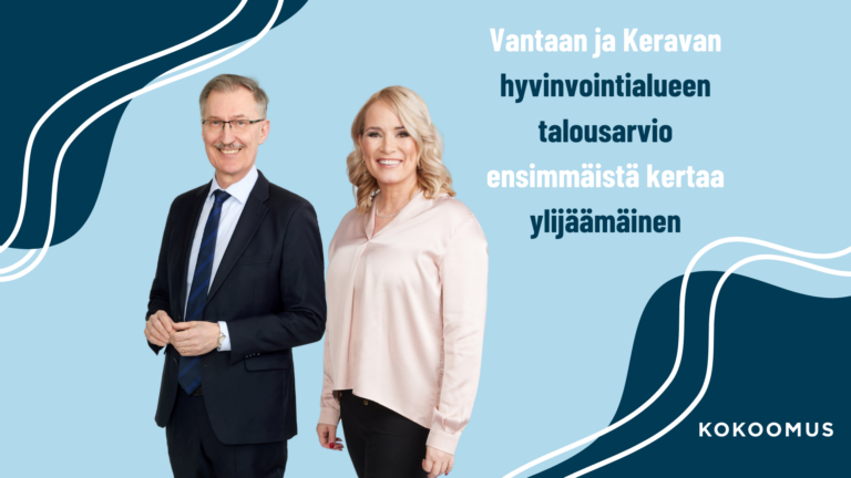 Vantaan ja Keravan hyvinvointialueen talousarvio ensimmäistä kertaa ylijäämäinen