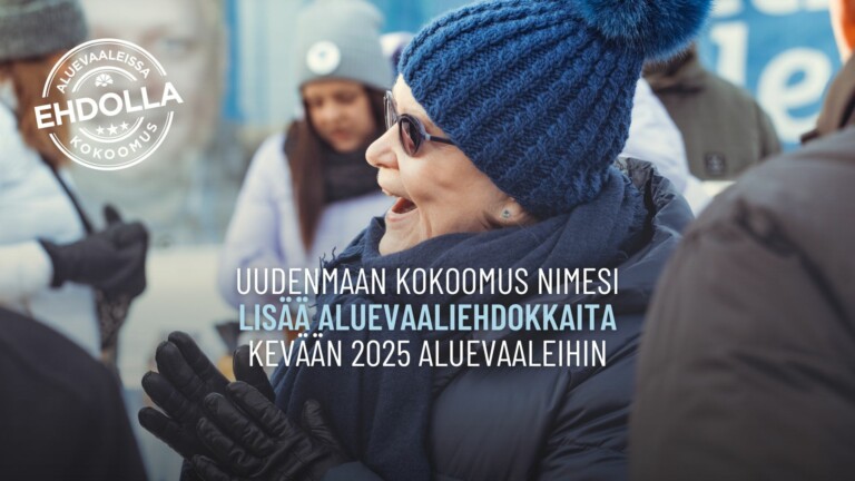Uudenmaan Kokoomus nimesi lisää aluevaaliehdokkaita