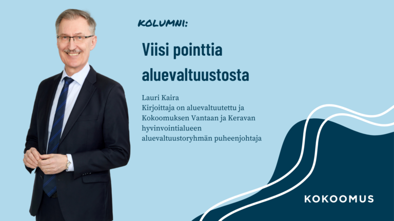 Viisi pointtia aluevaltuustosta