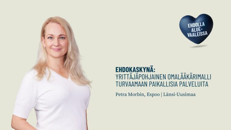 Ehdokaskynä: Yrittäjäpohjainen omalääkärimalli turvaamaan paikallisia palveluita
