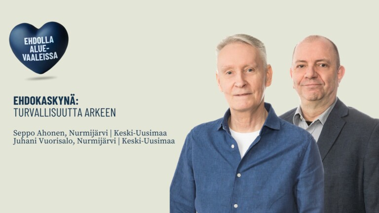 Ehdokaskynä: turvallisuutta arkeen
