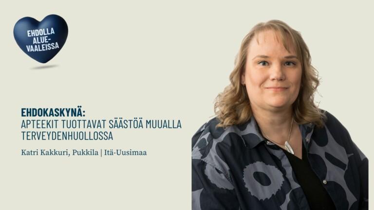 Ehdokaskynä: Apteekit tuottavat säästöä muualla terveydenhuollossa
