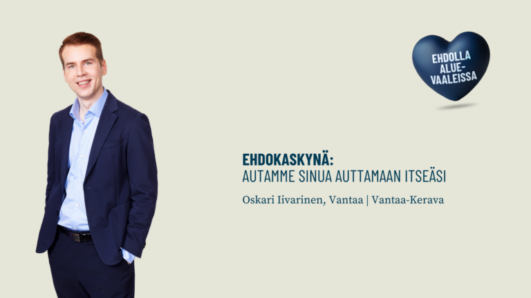 Ehdokaskynä: Autamme sinua auttamaan itseäsi