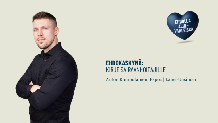 Ehdokaskynä: Kirje sairaanhoitajille 