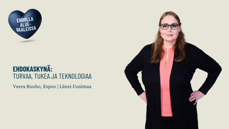 Ehdokaskynä: Turvaa, tukea ja teknologiaa