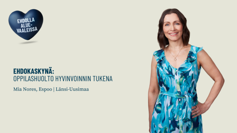 Ehdokaskynä: Oppilashuolto hyvinvoinnin tukena