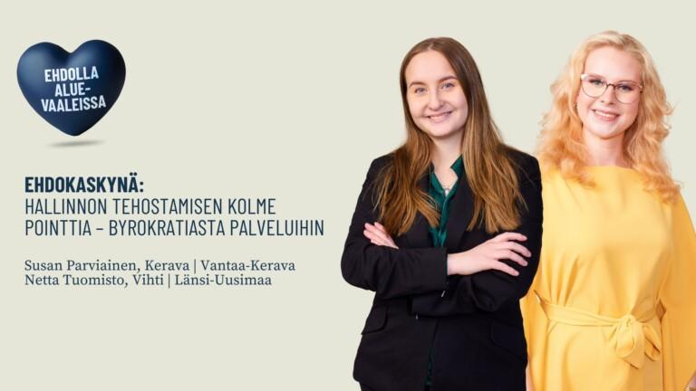 Ehdokaskynä: Hallinnon tehostamisen kolme pointtia – byrokratiasta palveluihin