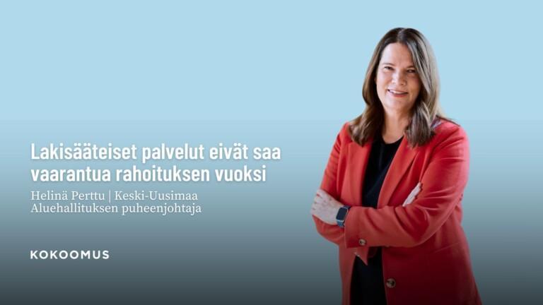 Lakisääteiset palvelut eivät saa vaarantua rahoituksen vuoksi